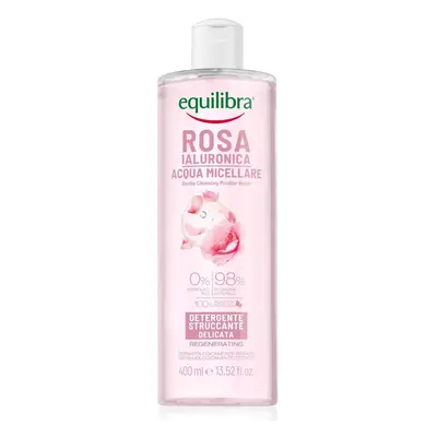 Equilibra Rosa, agua micelar limpiadora de rosas, 400 ml