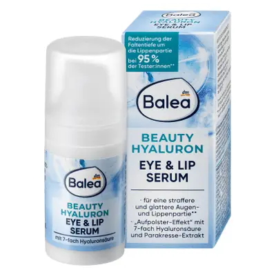 Balea Sérum con ácido hialurónico para ojos y labios, 15 ml