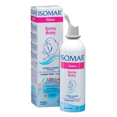 Spray nasal con agua de mar isotónica y manzanilla, 100 ml, Isomar Baby