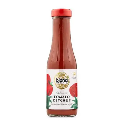 Ketchup ecológico con sirope de agave, 340 g, Biona