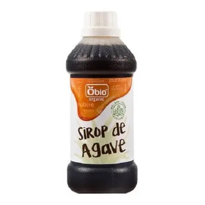 Sirope de Agave Crudo Oscuro Eco, 250 ml, Obio
