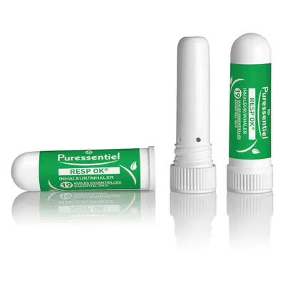 Inhalador nasal para descongestionar la respiración con 19 aceites esenciales, 1 ml, Puressentiel