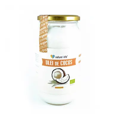 Aceite de coco eco desodorizado, 1000 ml, Nature 4 Life