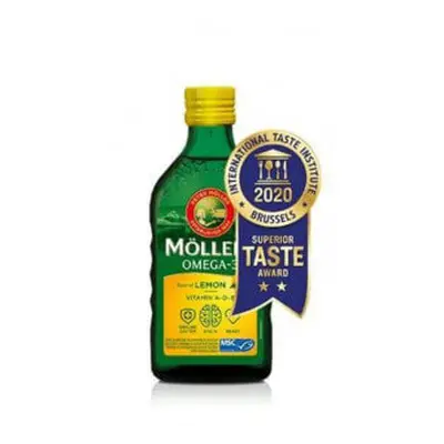 Möller's Omega-3 Aceite Hígado De Bacalao Sabor Limon 250ml