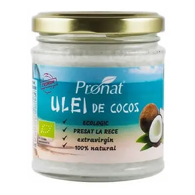 Aceite de coco virgen extra ecológico, 200 ml, Pronat