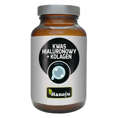 Hanoju Ácido hialurónico + colágeno, 60 cápsulas