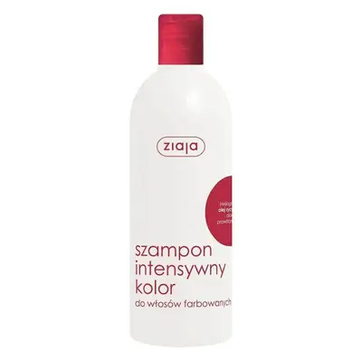 Champú con aceite de ricino para cabellos teñidos, 400 ml, Ziaja