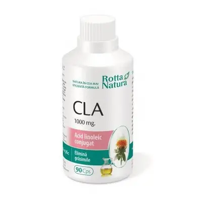 CLA Ácido linoleico conjugado 1000mg, 90 cápsulas, Rotta Natura