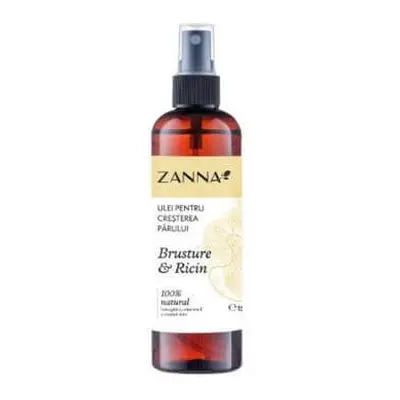Aceite para el crecimiento del cabello con burdo y aceite de ricino, 150 ml, Zanna