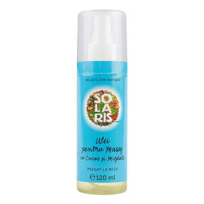 Aceite de masaje de coco y almendras, 120 ml, Solaris