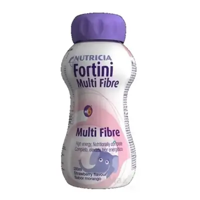 Fortini Multi Fibre sabor fresa 1×200 ml, alimento líquido para bebés