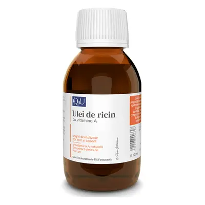 Aceite de ricino con vitamina A, 100 ml, Tis Farmaceutic