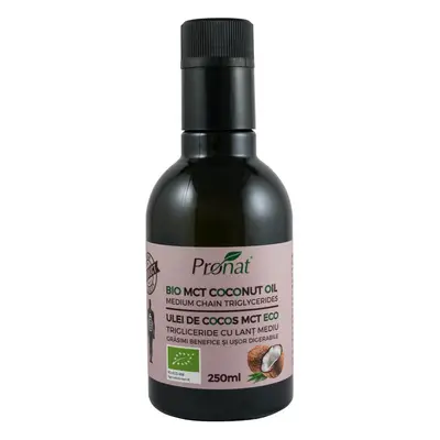 Aceite de coco MCT ecológico, 250 ml, Pronat