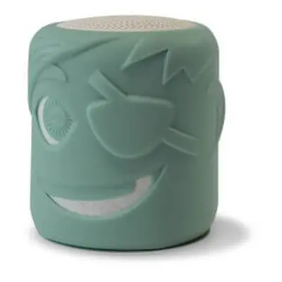 Altavoz portátil para niños KidyMusic, Verde, Sam el pirata, Kidywolf