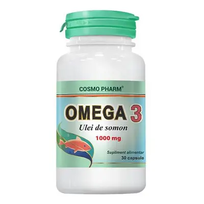 Omega 3 Aceite de Salmón 1000 mg, 30 cápsulas, Cosmopharm