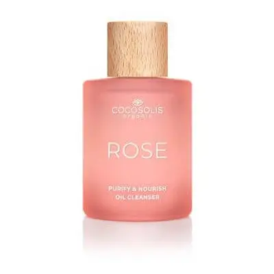 Aceite limpiador facial de rosas, 50 ml, Cocosolis