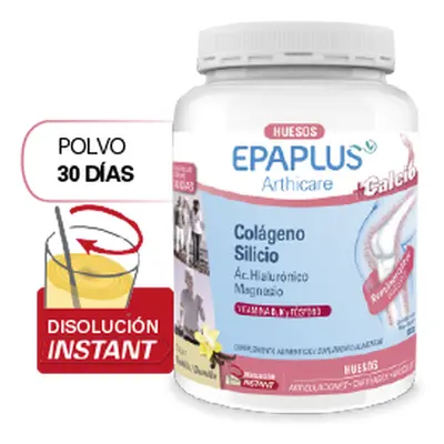 Epaplus Colágeno + Silicio + Ácido Hialurónico Sabor Vainilla 383 g