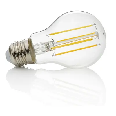 Lindby - Bombilla LED 7W (806lm) Filament E27 Clear