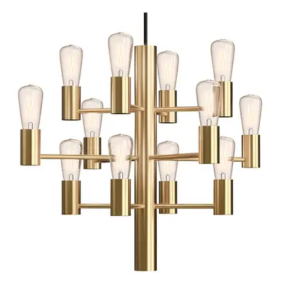 Herstal - Manola Mini 12 Lámpara de araña Satin Latón