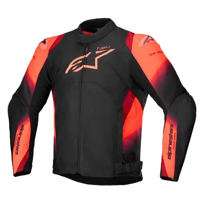 Alpinestars Chaqueta T-SP 1 V2 Impermeable Black Red Fluo, Talla: XXL