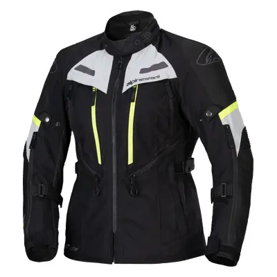 Alpinestars Chaqueta Stella Bogota' Pro Drystar® Para Mujer Black Ice Gray Yellow Fluo, Talla: XL