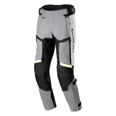 Alpinestars Pantalones Bogota' Pro Drystar® 4 Seasons - Regular Ice Gray Dark Gray Yellow Fluo, Talla: M
