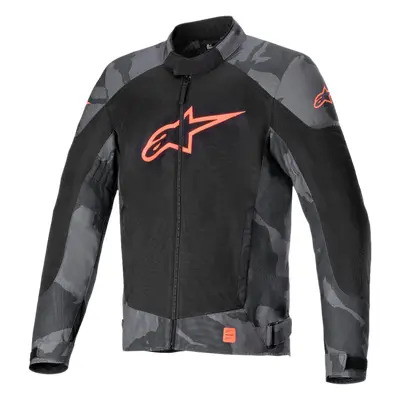 Alpinestars Chaqueta T-SP X Superair Gray Camo Red Fluo