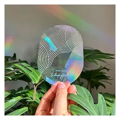 Pegatina para la ventana que forma destellos de arcoíris