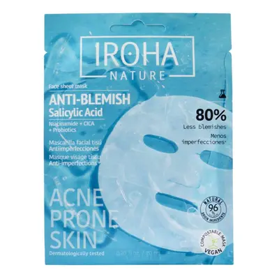 Mascarilla facial anti-imperfecciones con ácido salicílico, niacinamida, CICA y probióticos 20 m