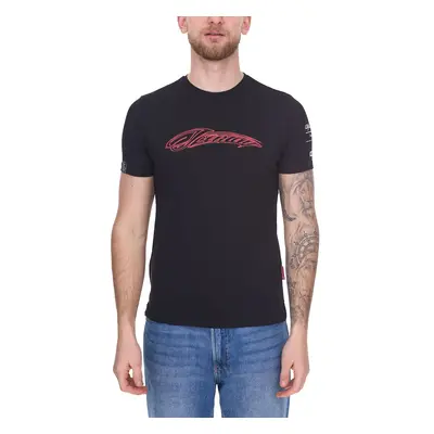Camiseta de hombre ALFA ROMEO Stealth de manga corta con logo de Kimi Räikkönen Iceman ARR_KRTS7