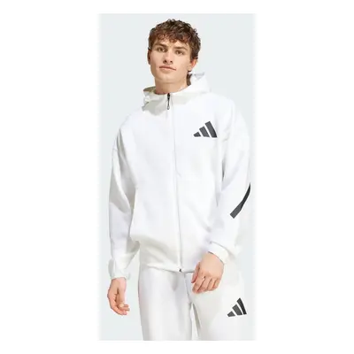 Adidas Z.n.e. Full-zip Hooded Track Hombre Chaquetas - Blanco - Talla: - Poly Mesh - Foot Locker