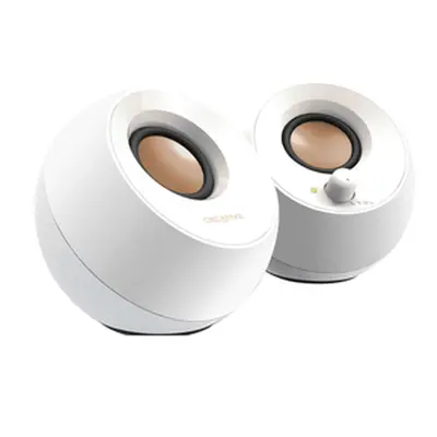 ALTAVOCES CREATIVE PEBBLE 2.0 SPEAKER USB BLANCO 51MF1680AA001 51MF1680AA001