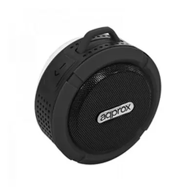 ALTAVOZ BLUETOOTH APPROX APPSPWPB WATERPROOF NEGRO APPSPWPB