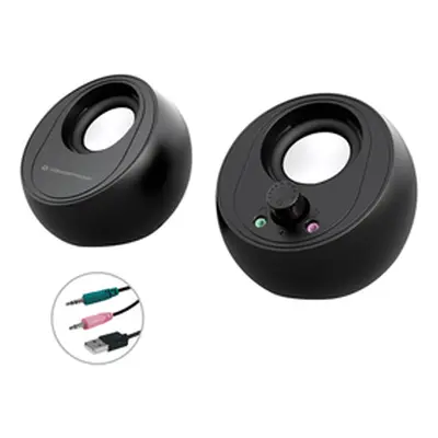 ALTAVOCES 2.0 CONCEPTRONIC BJORN01B 10W COLOR NEGRO JACK 3.5" Y BLUETOOTH ALIMENTACION USB BJORN01B