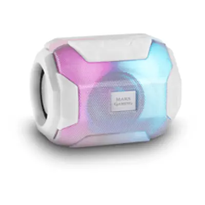 Mars Gaming Altavoz BLUETOOTH RGB MSBAX 10W WHITE MSBAXW