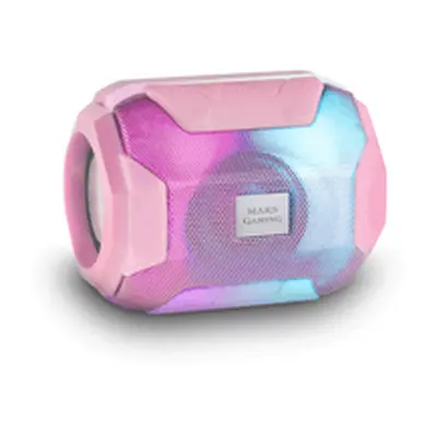 Mars Gaming Altavoz BLUETOOTH RGB MSBAX 10W PINK MSBAXP