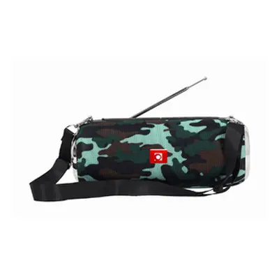 ALTAVOZ PORTATIL GEMBIRD SPK-BT-17-CM COM RÇ±DIO FM 2X5W RMS BLUETOOTH CAMUFLAJE SPK-BT-17-CM