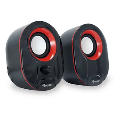 ALTAVOCES 2.0 EQUIP LIFE 6W NEGRO Y ROJO 245332