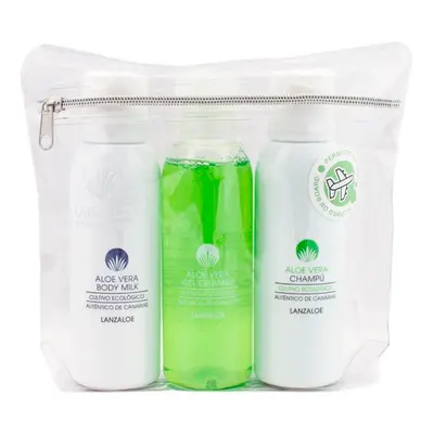 Lanzaloe Aloe Vera Travel Set Aqua Aloe Vera