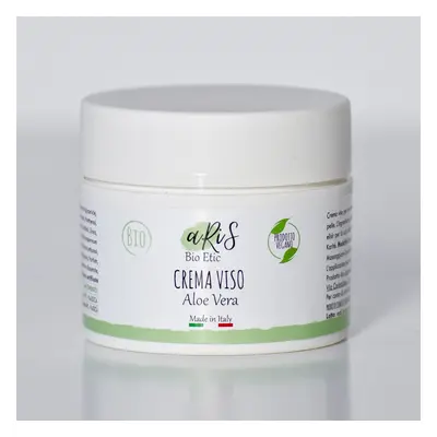 Crema facial con aloe vera