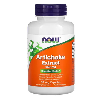 Now Extracto de Alcachofa 450mg Cápsulas x90