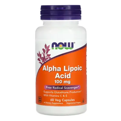 Now Ácido Alfa Lipoico 100mg Cápsulas x60