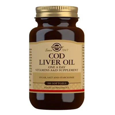 Cápsulas de aceite de hígado de bacalao Solgar x100