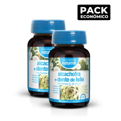 Comprimidos Naturmil de alcachofa y diente de león 2x60