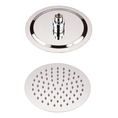 Alcachofa de Ducha Extraplana Redonda de 300mm Acero Inoxidable  Rociador Cabezal Extraplano Ultra Fino