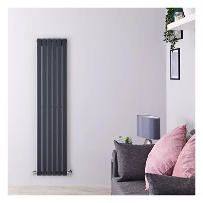 Radiador de Agua Vertical Gris 706 Vatios de Agua 1780mm x 354mm
