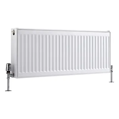 Radiador Convector Blanco 400x 1000mm Acero Delgado Panel de Convección Único Radiador Agua Conv