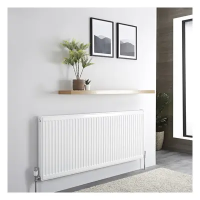 Radiador Convector Blanco 600 x 1400mm  Acero Delgado Panel de Convección Único  Radiador Agua C