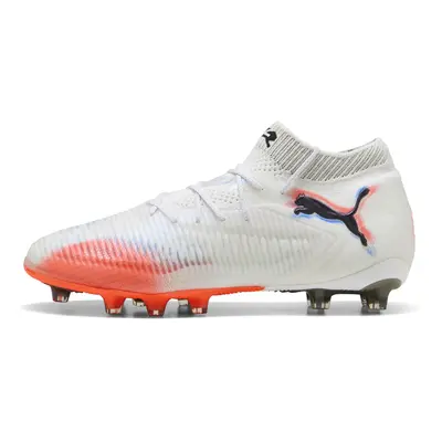 PUMA Botas de fútbol FUTURE 8 ULTIMATE AG unisex, Calzado, Blanco/Negro/Glowing Rojo, 39