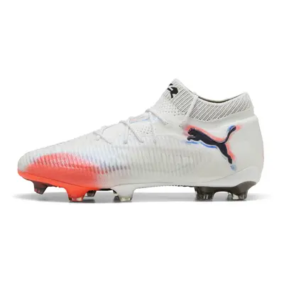 PUMA Botas de fútbol FUTURE 8 ULTIMATE FG unisex, Calzado, Blanco/Negro/Glowing Rojo, 42